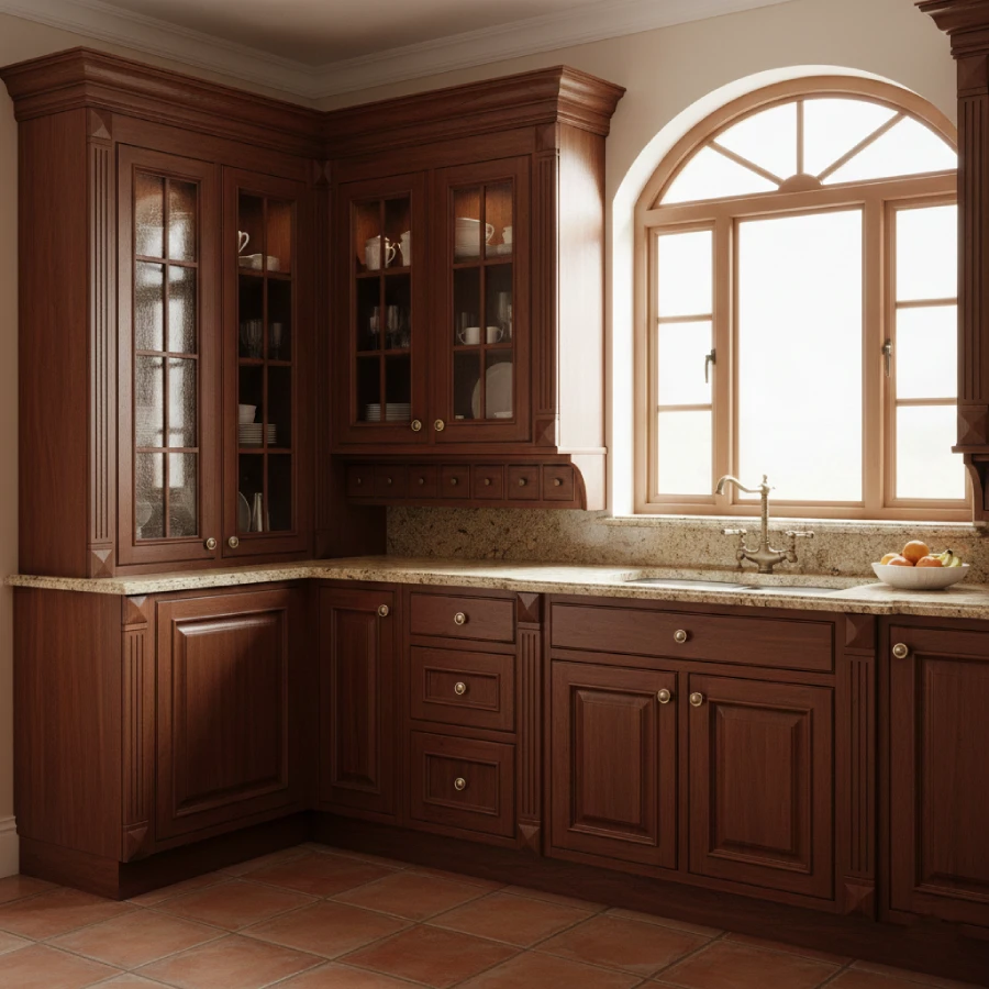 کابینت کلاسیک چوبی