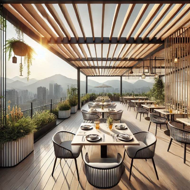 Rooftop restaurant