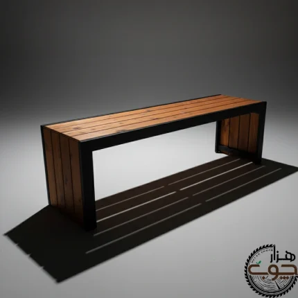 نیمکت چوبی مدرن